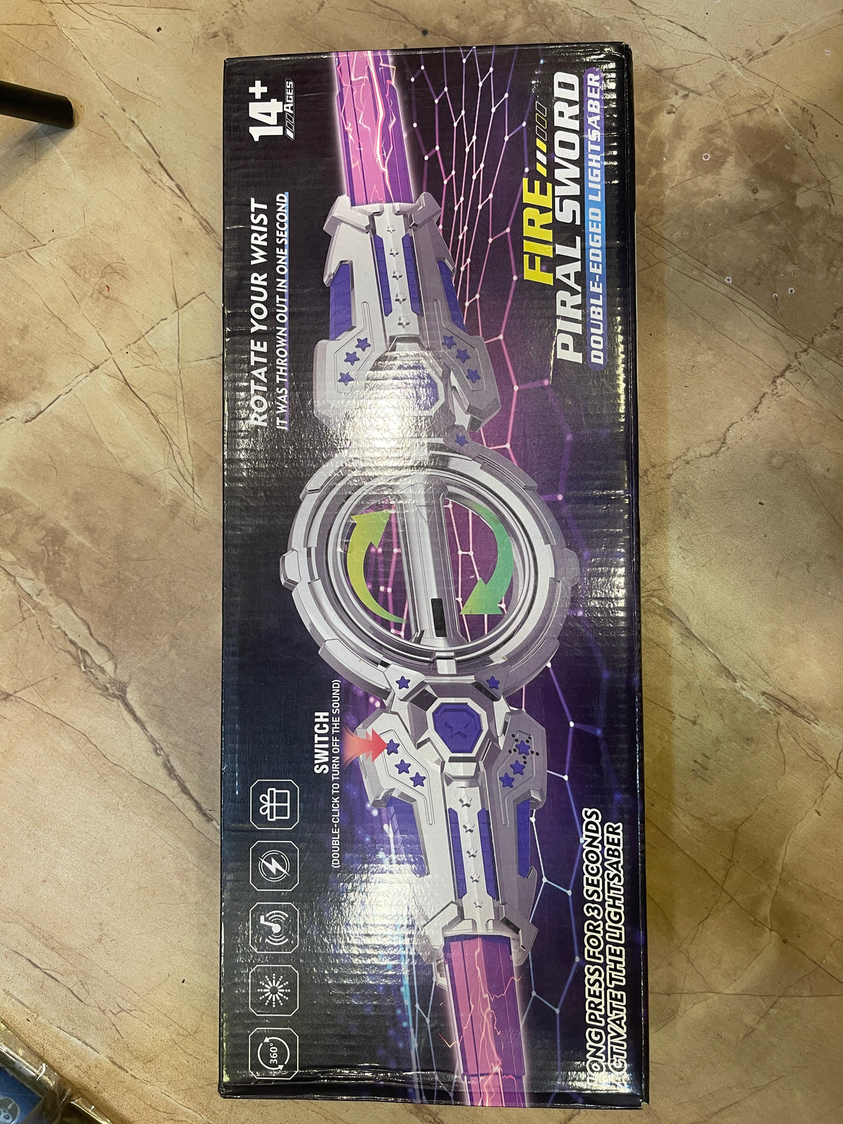 Fire Piral Sword