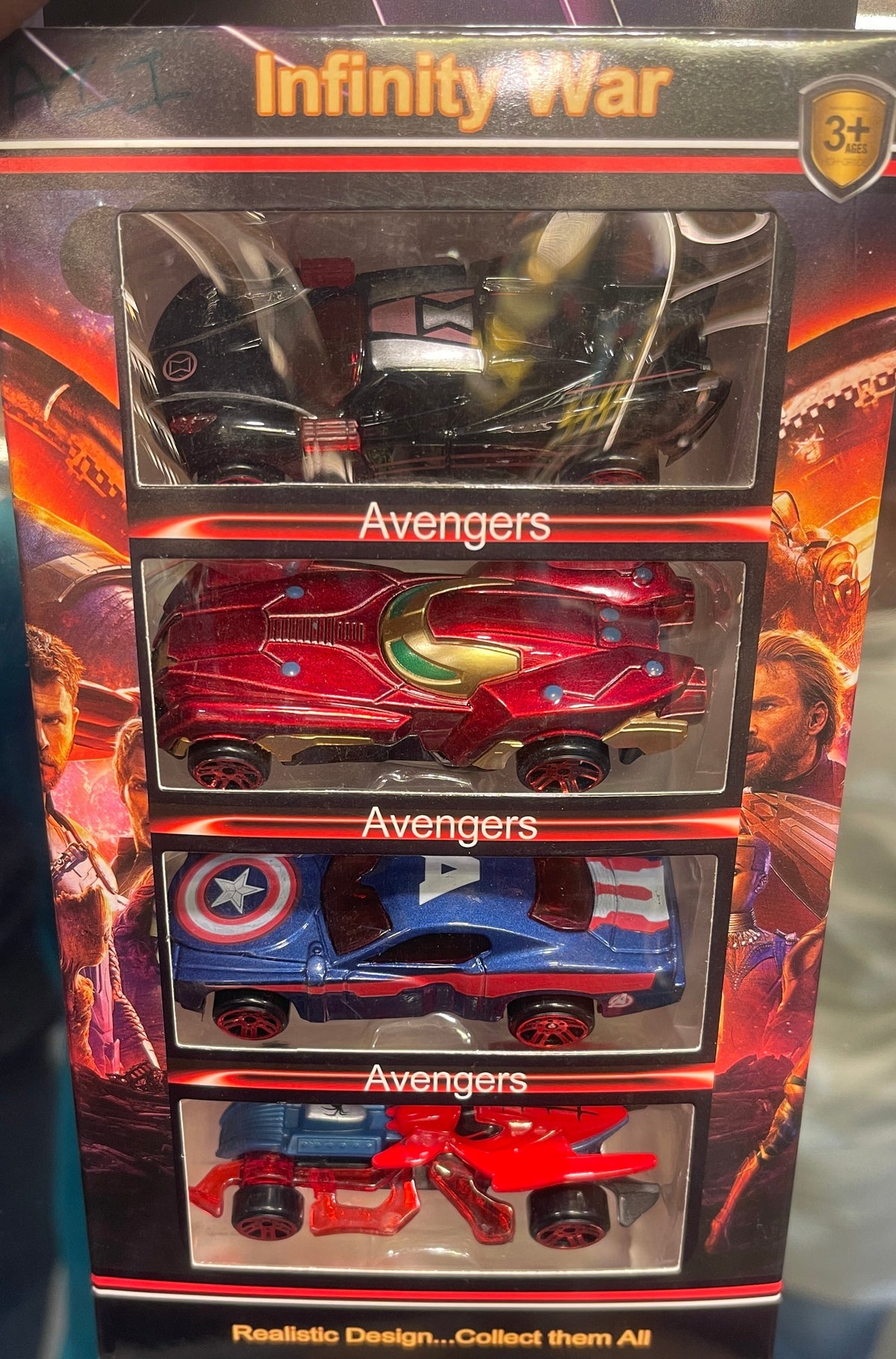 Hot wheels(Infinity War)